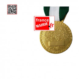 Madaille Communale Vermeil 30 ans d'ancienneté verso