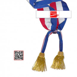 Echarpe tricolore 2 glands Or pour Maire zoom