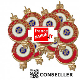 11 Insignes boutonnière sur pins pour Conseiller Municipal