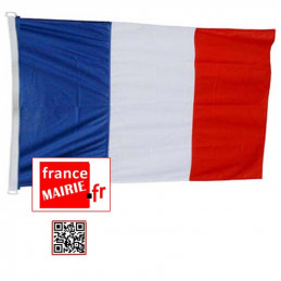 DRAPEAU PAVILLON Tricolore 120 / 180 cm pour mat
