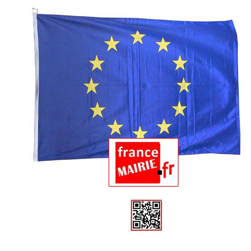 DRAPEAU PAVILLON Europe 100 / 150 cm pour mat
